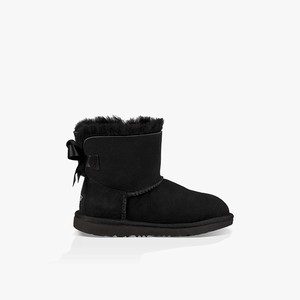 Ugg Mini Bailey Bow II Klassiska Stövlar Barn Svarta (357402XHE)